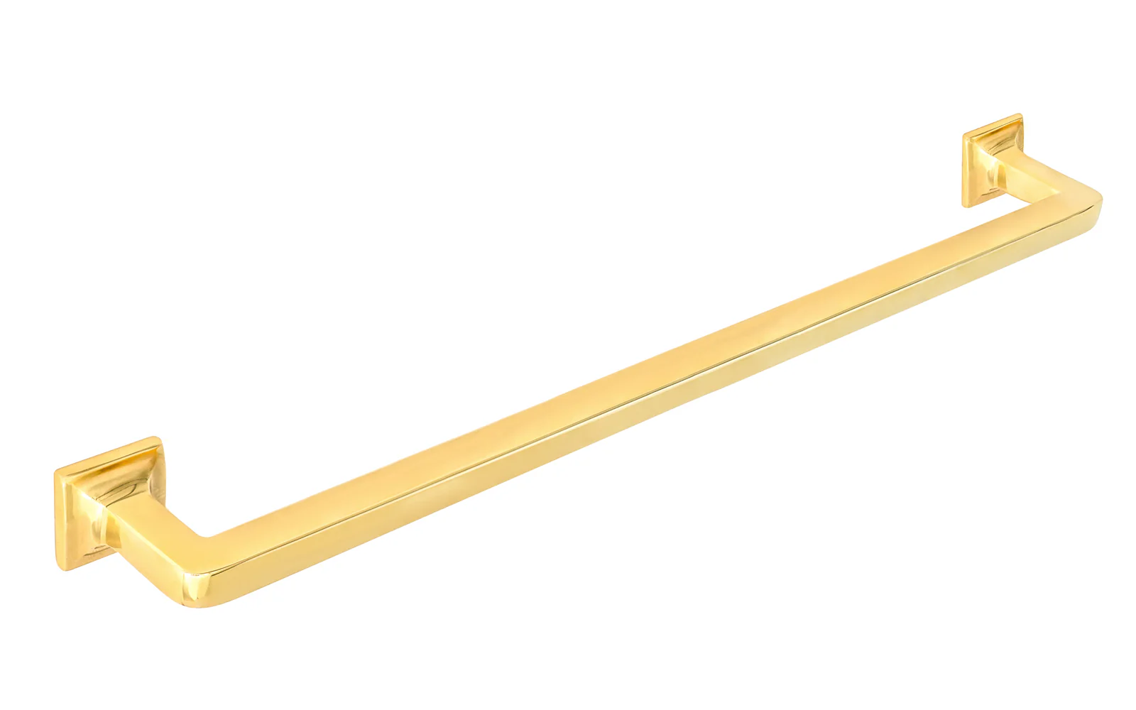Large Solid Brass Handle ~ 12" On Centers