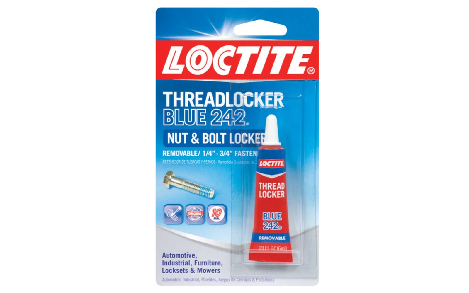 Loctite 0.2 oz Blue Threadlocker 242