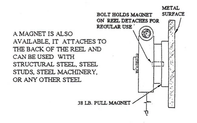 Magnet Attachment for Plumb Bob Reel - Image 3