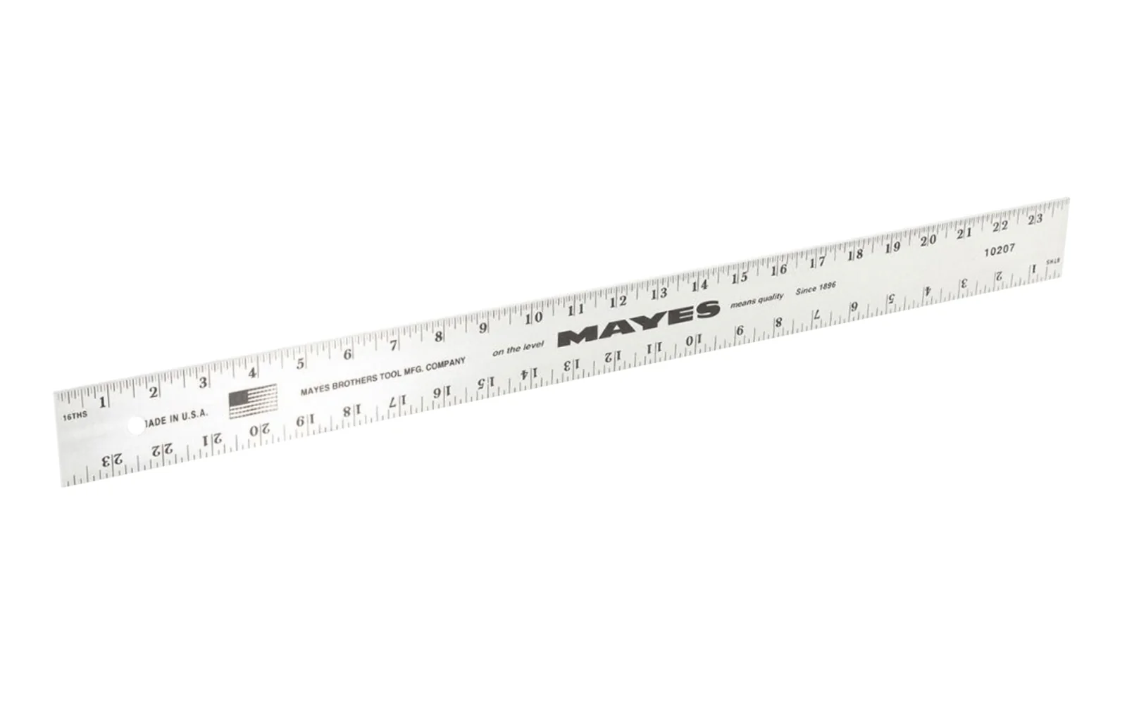 Mayes 24" x 2" Straight Edge Aluminum Ruler
