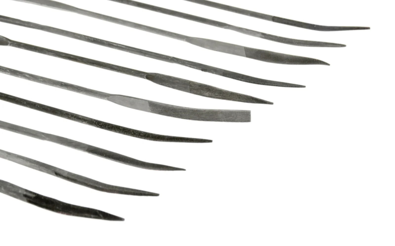 10-PC Medium Cut Riffler File Set - 3 mm x 180 mm - Image 2