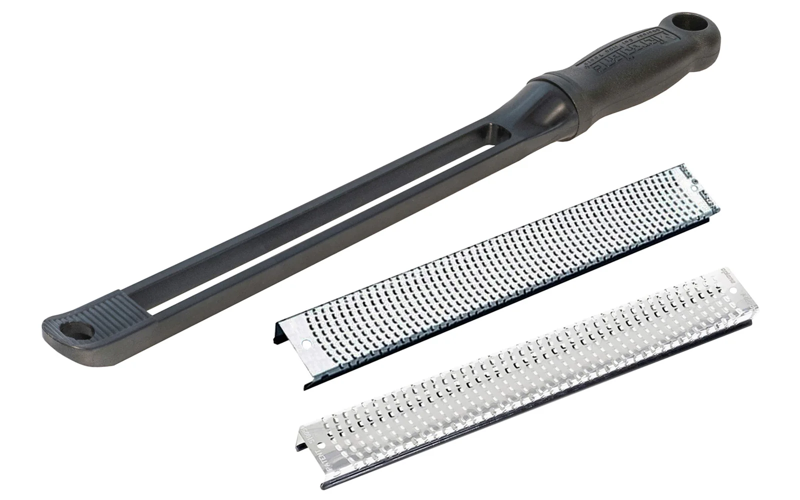 Microplane Snap-In Handle with Fine & Coarse Flat Blades - 32015