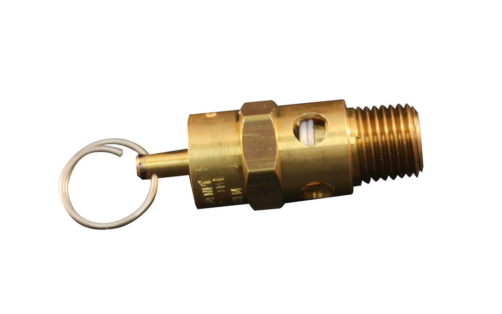 Milton 1/4" MNPT ASME Safety Valve, 150 PSI Pop off Pressure - S-1090-150