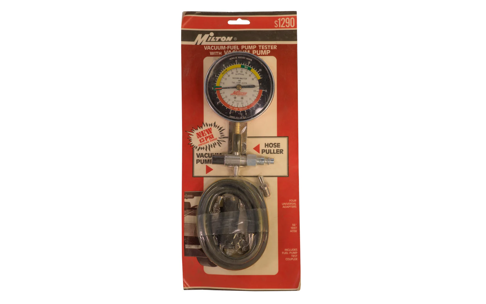 Milton Vacuum-Fuel Pump Tester with Vacuum Pump