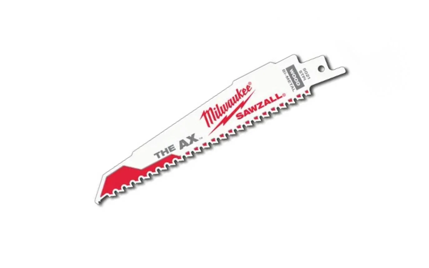 Milwaukee 6" Reciprocating Saw Blade "Demolition" - 5 T