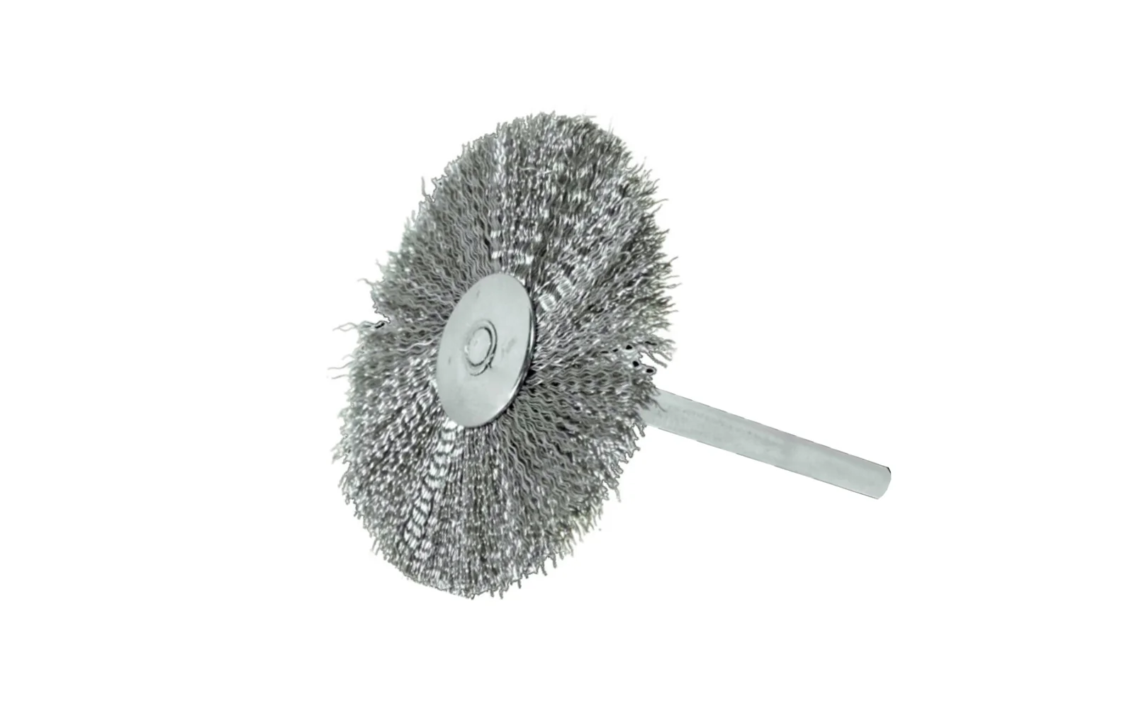Mini Stainless Steel Wire Wheel - 1-1/2" Diameter - 1/8" Shank