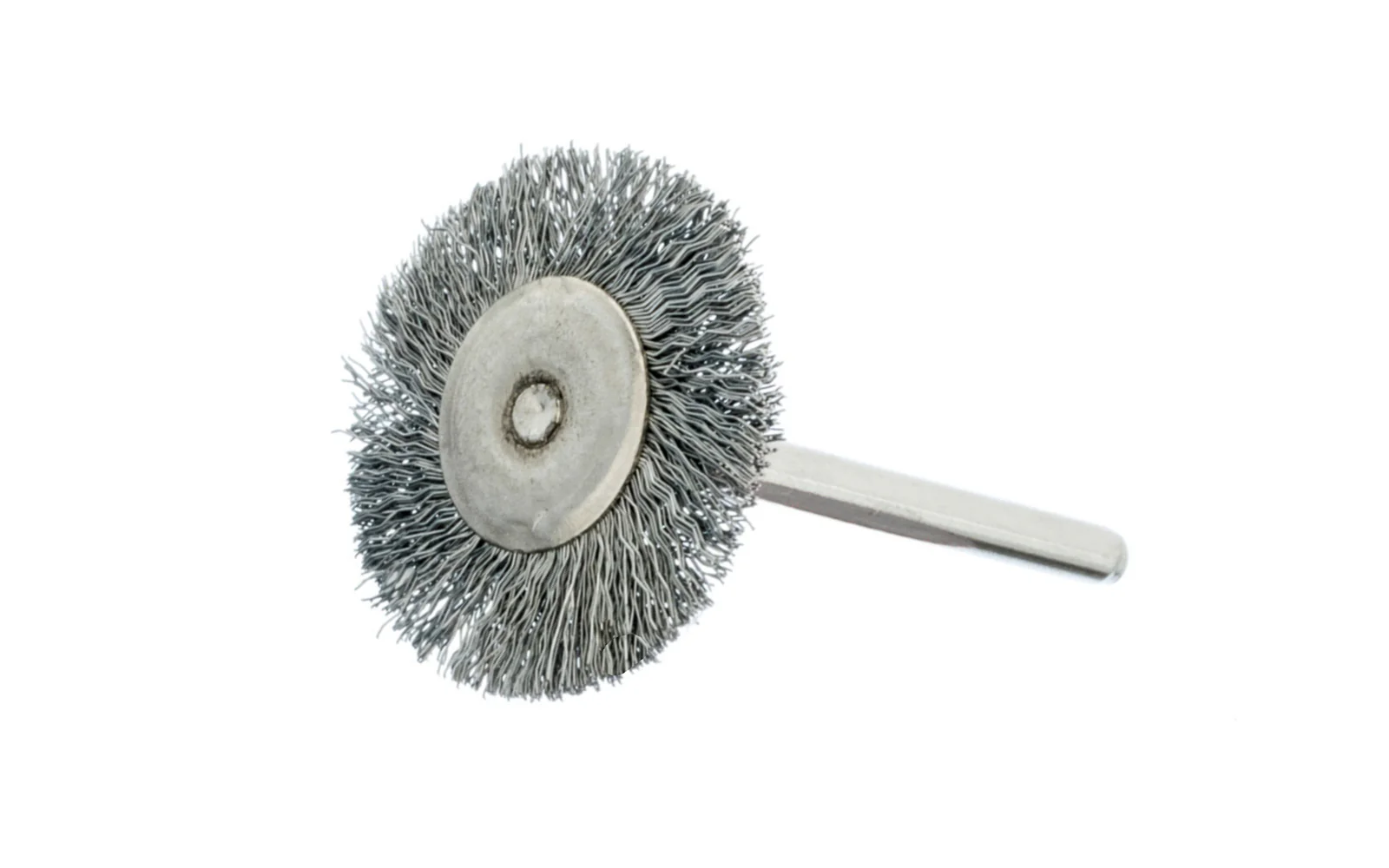 Mini Stainless Steel Wire Wheel - 1" Diameter - 1/8" Shank