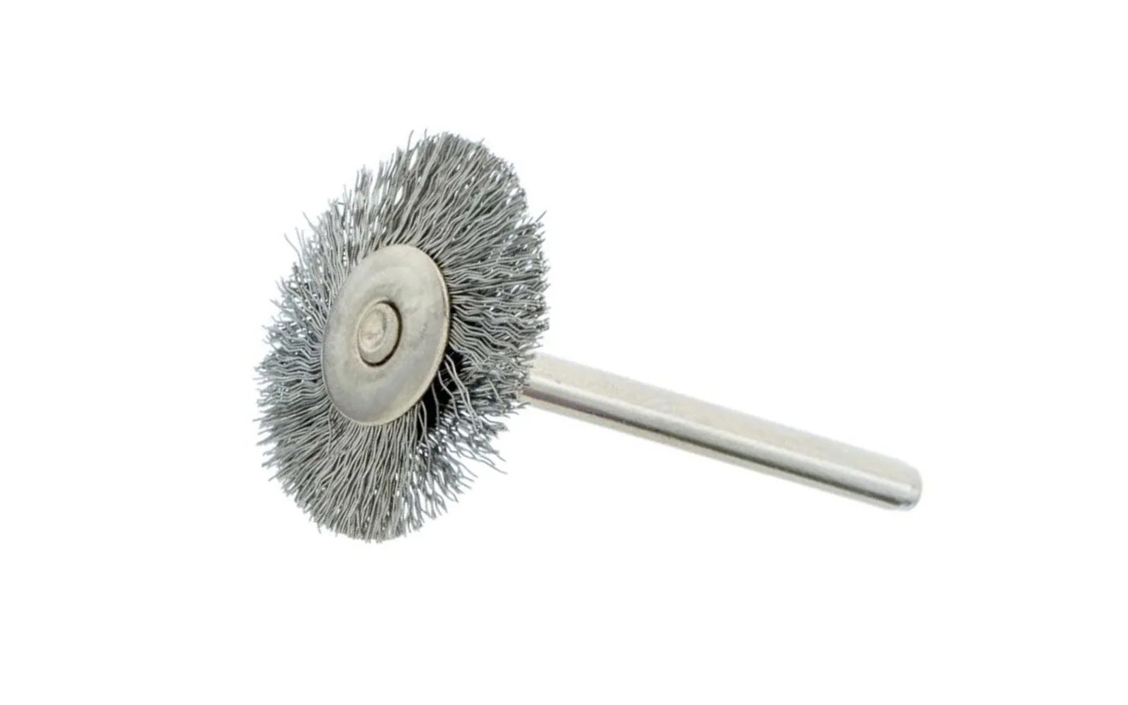Mini Stainless Steel Wire Wheel - 7/8" Diameter - 1/8" Shank