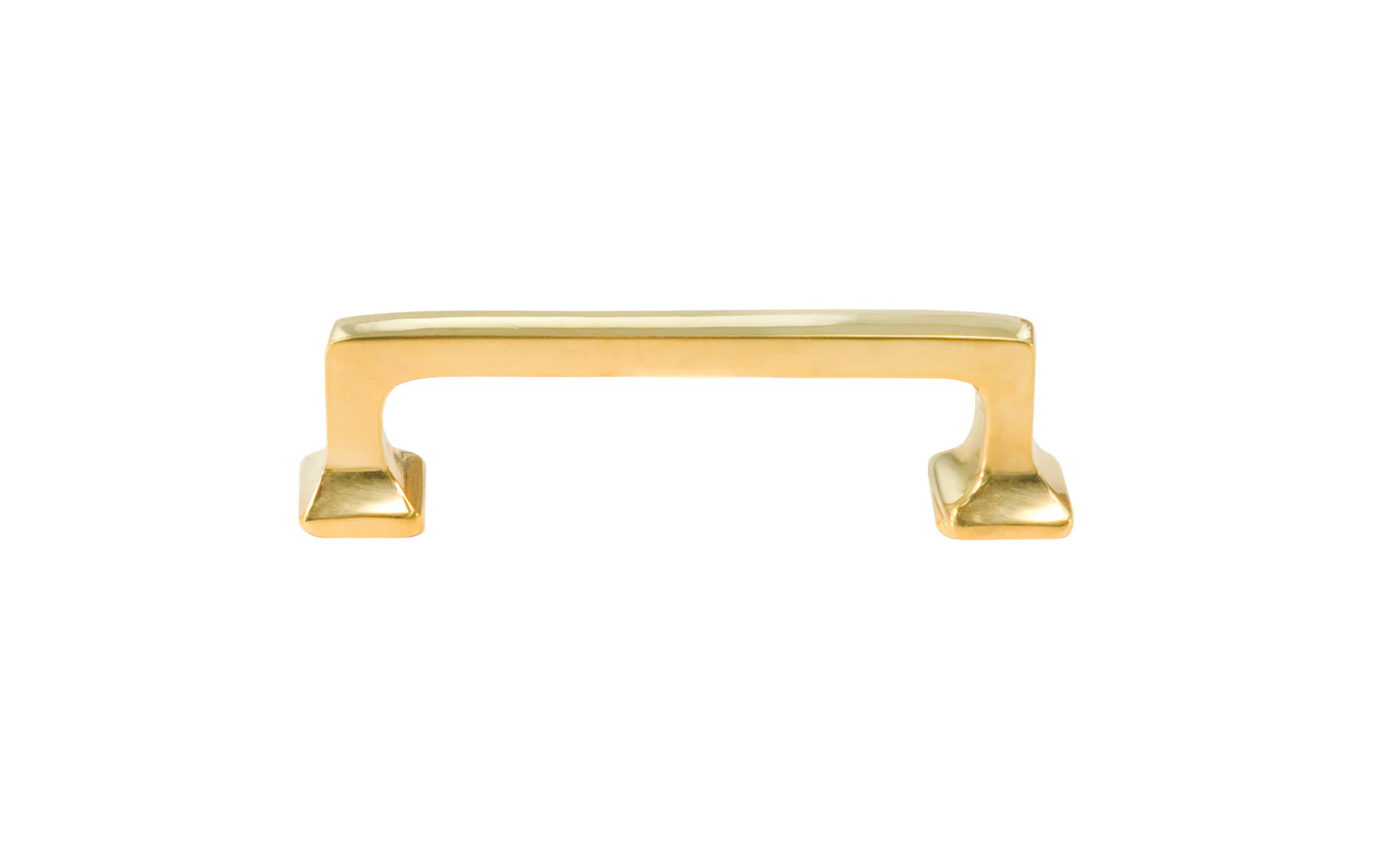 Mini Mission-Style Solid Brass Pull ~ 2" On Centers