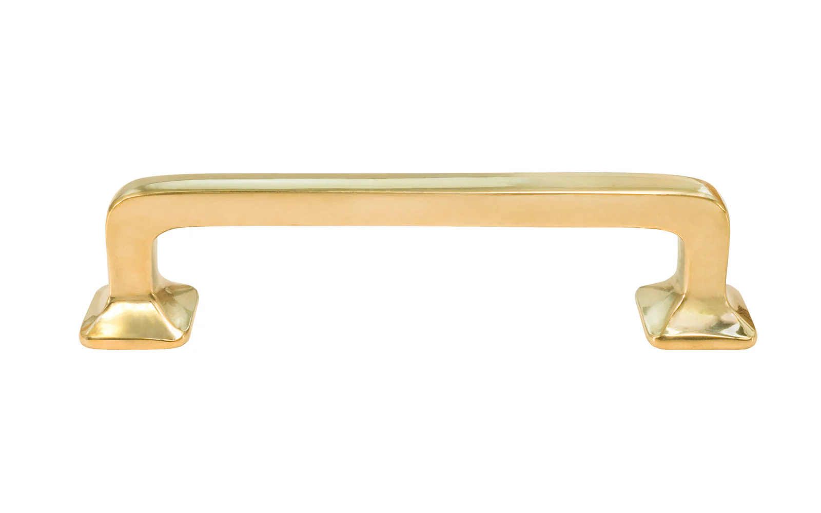 Mission-Style Solid Brass Pull ~ 3-1/2" On Centers