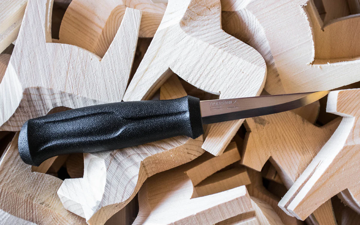 Mora Stainless Steel Knife ~ Wood Carving Basic - Image 5