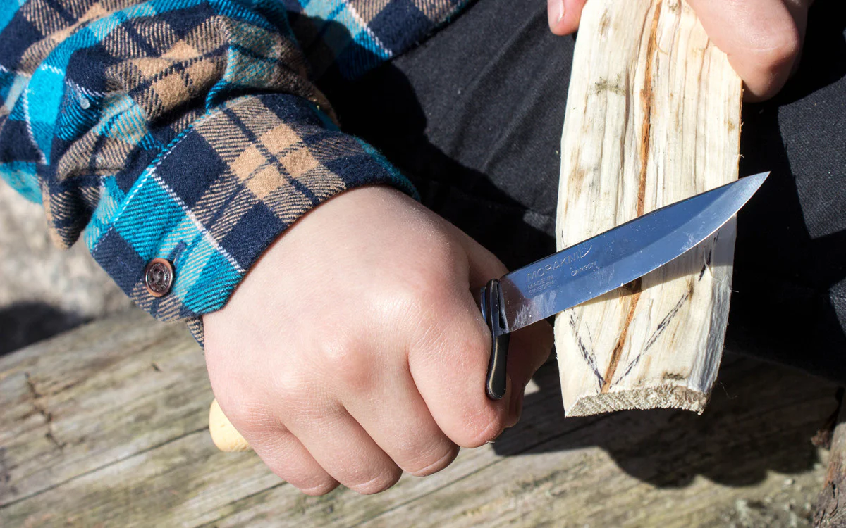 Mora Carbon Steel Knife ~ Wood Carving Junior - Image 3