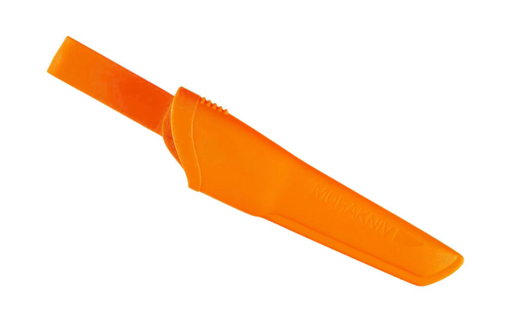Mora Stainless Steel Bushcraft Knife ~ Visible Orange Handle - Image 4