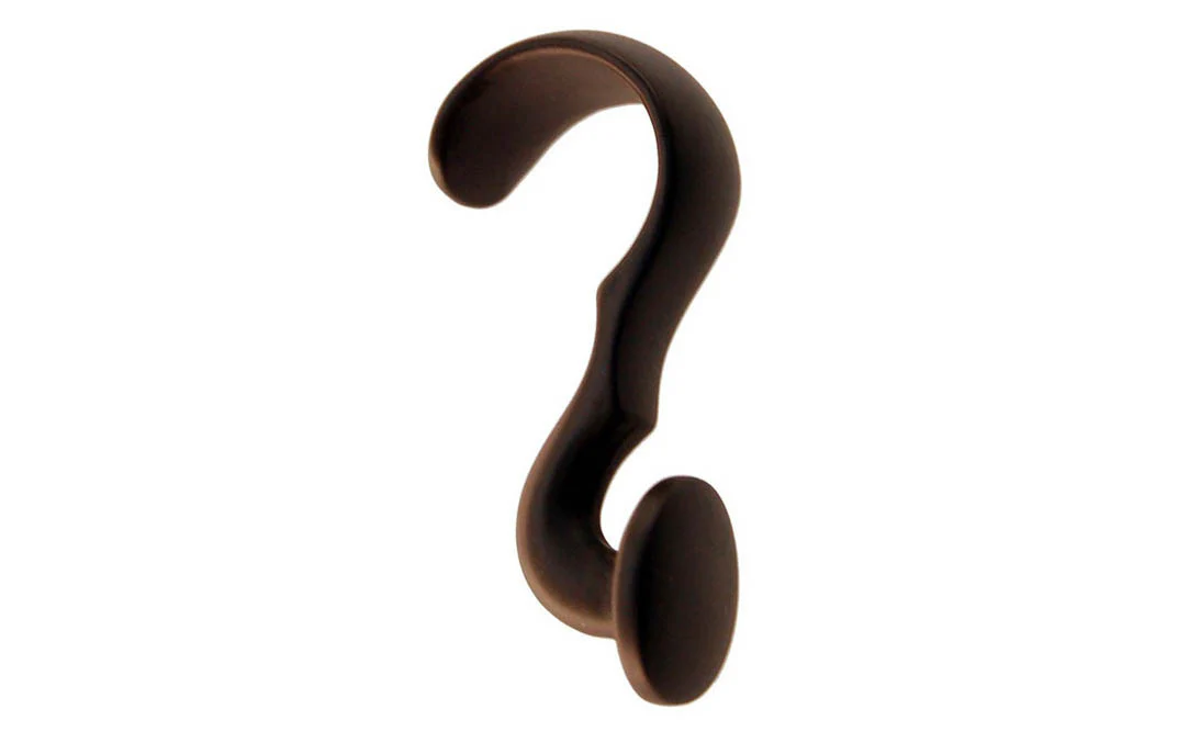 Heavy Duty Solid Brass Picture Moulding Hook - Image 3