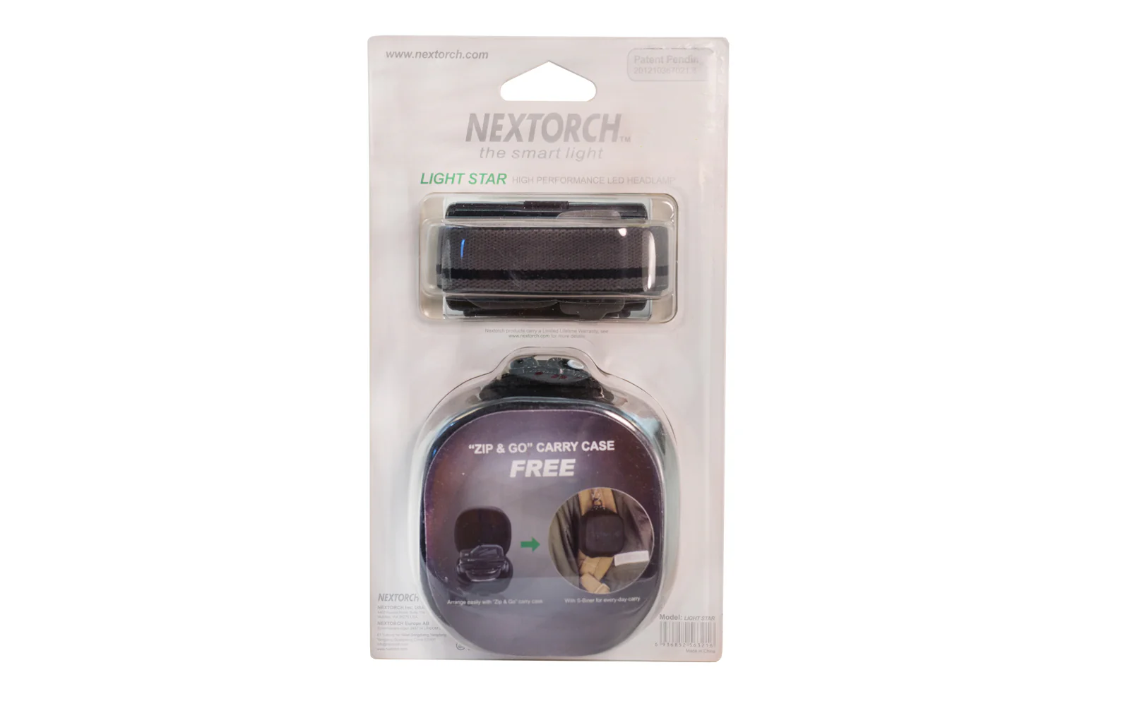 Nextorch "Light Star" LED Headlamp with Case - Image 2