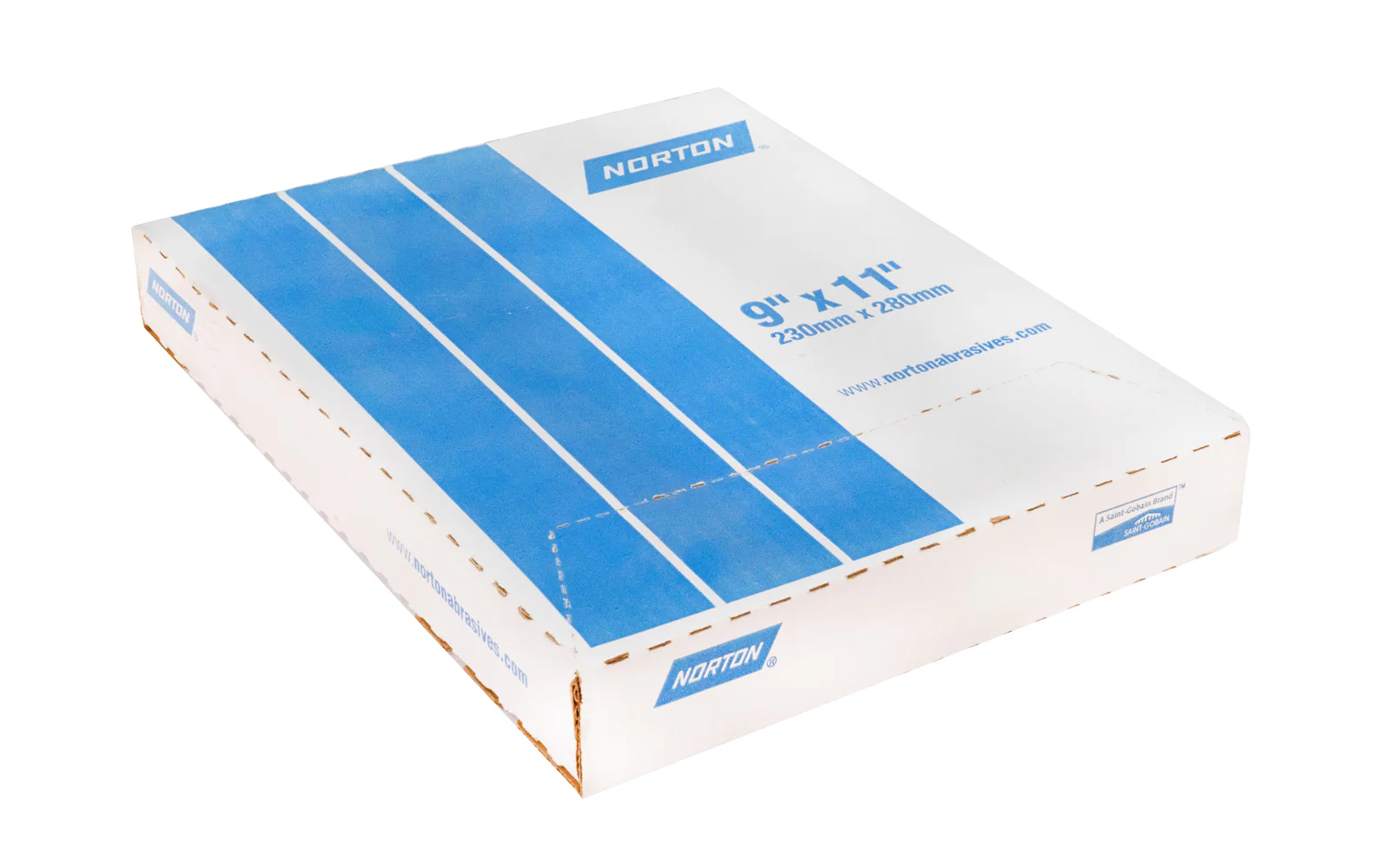Norton "Adalox" 9" x 11" Aluminum Oxide Sanding Sheets, 50 Grit - 50 Pack - Image 2