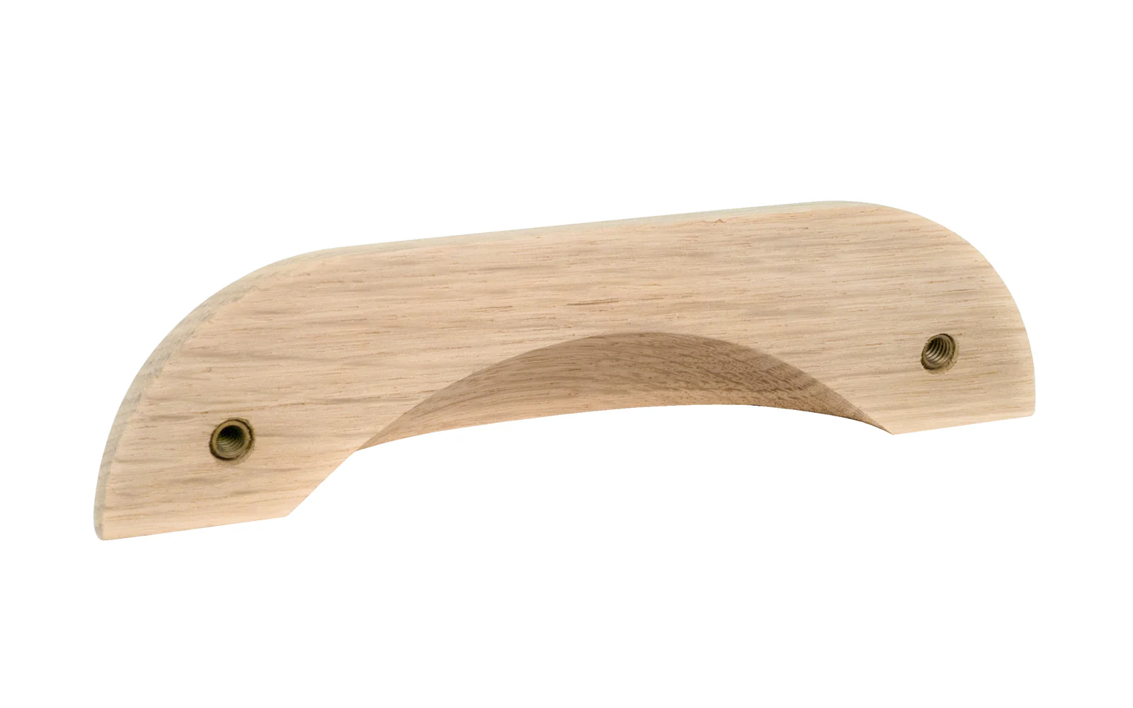 Smooth Oak Handle ~ 3-3/4" On Centers - Image 3
