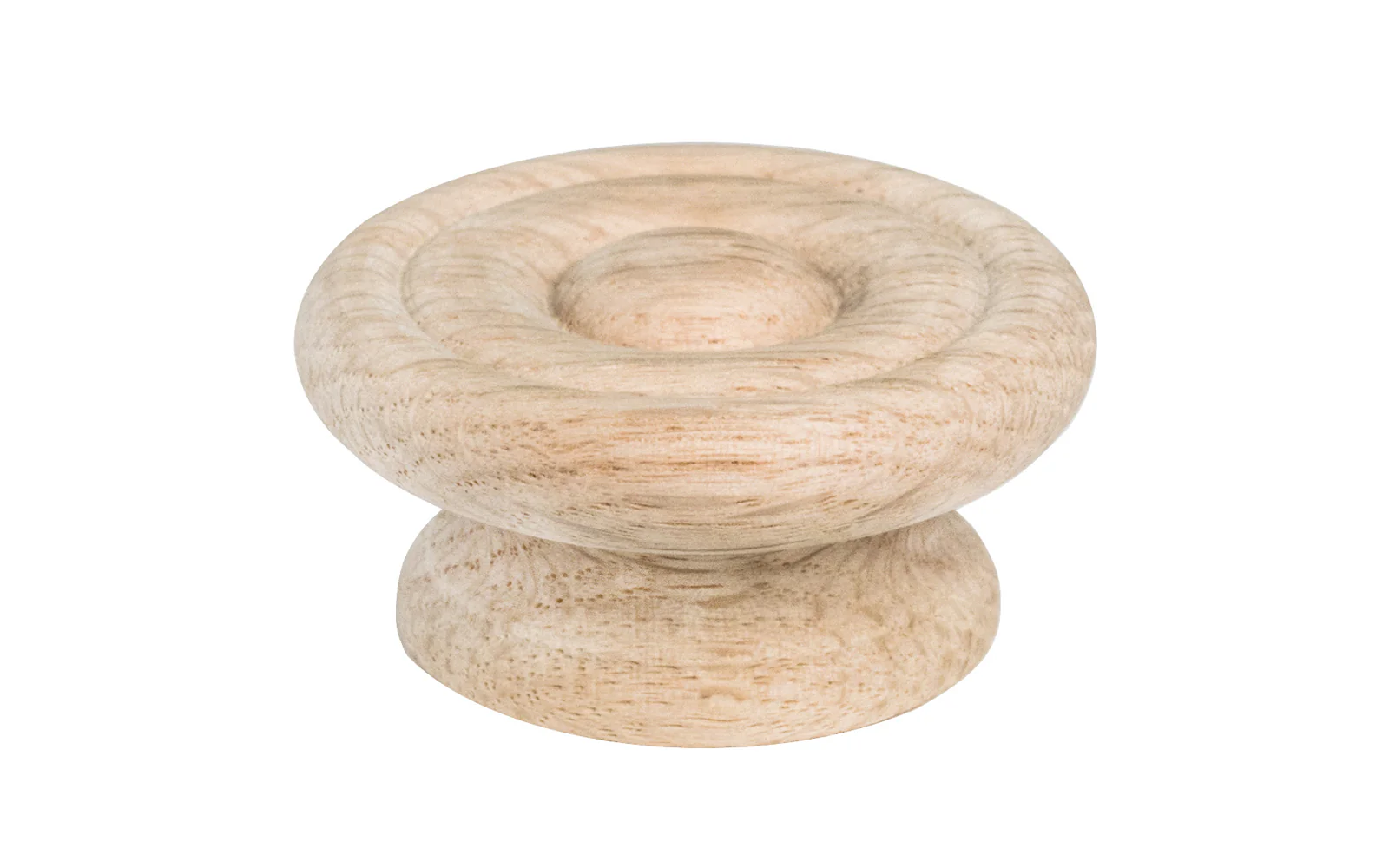 Oak Wood Cabinet Knob with Ring-Design - Image 2