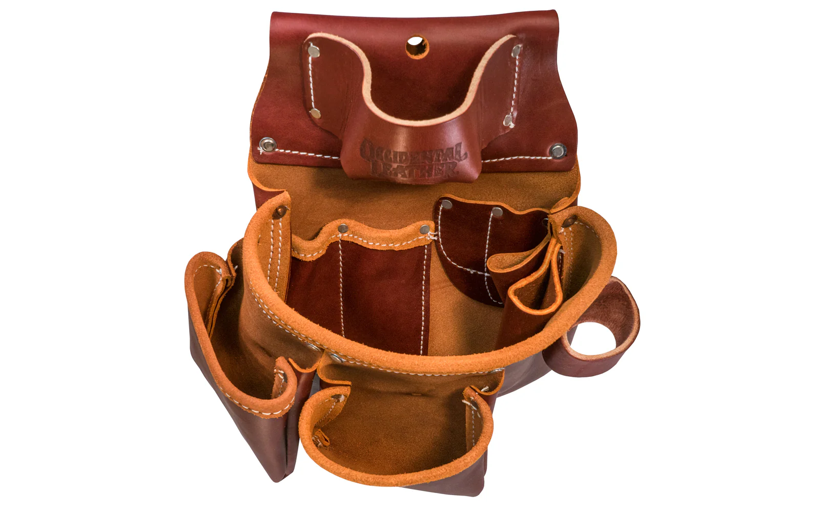 Occidental Leather 3-Pouch "Pro Tool" Bag with Tape Pocket ~ 5018DB - Image 2