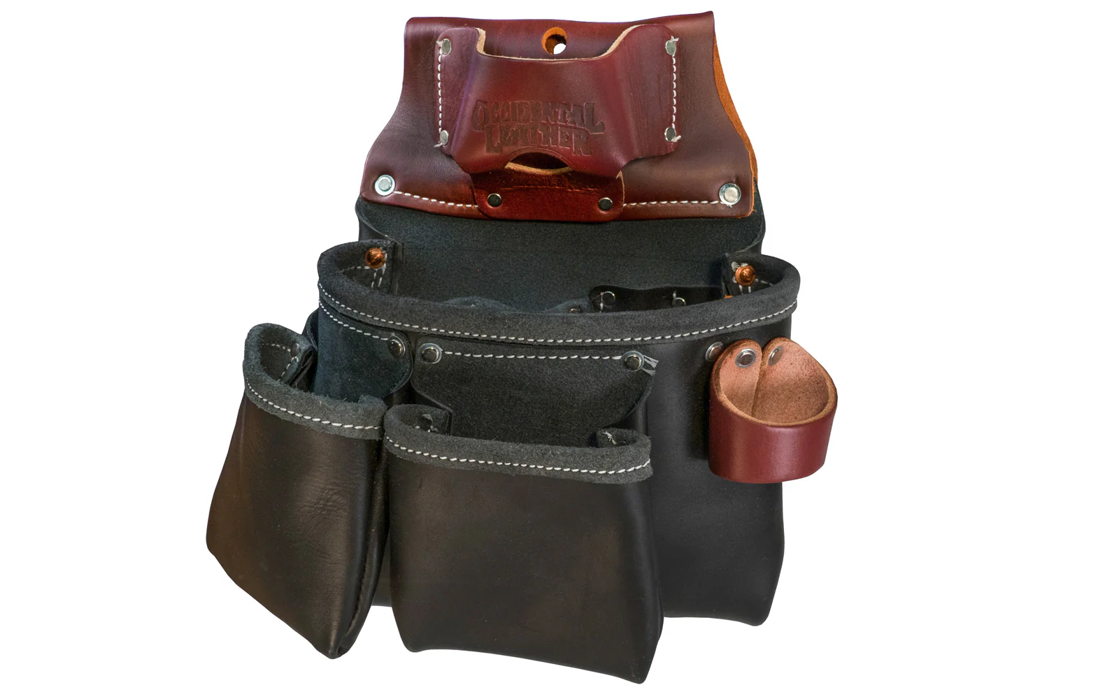 Occidental Leather 3-Pouch "Pro Tool" Bag with Tape Pocket - Black ~ B5018DB
