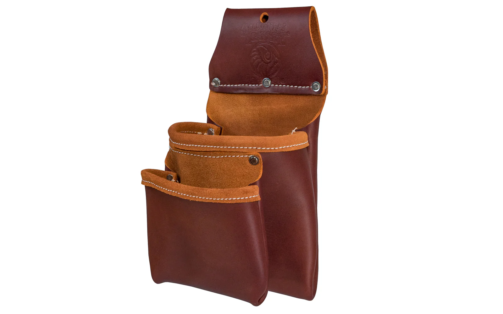 Occidental Leather Compact Double-Pocket Utility Bag ~ 6104