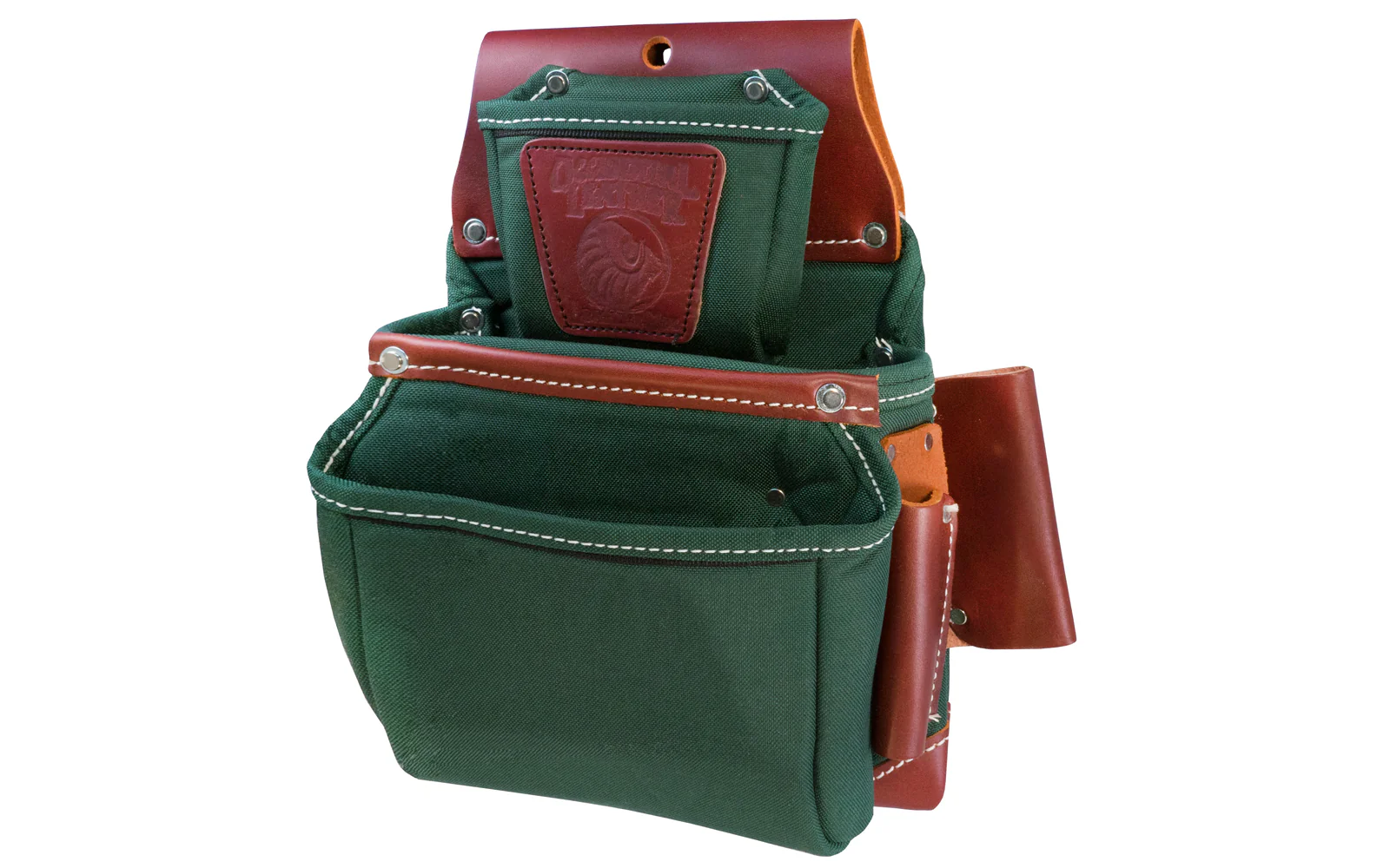 Occidental Leather "Oxy Lights" 3-Pouch Fastener Bag - Green ~ 8060