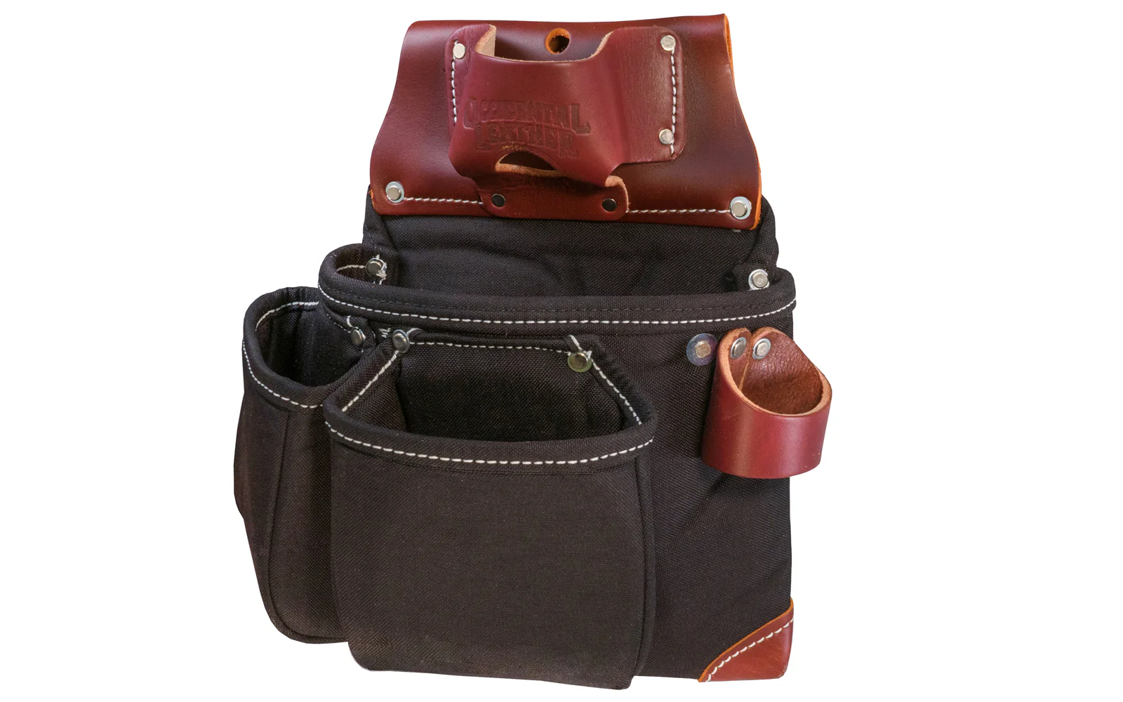 Occidental Leather "Oxy Lights" 3-Pouch Tool Bag with Tape Pocket - Black ~ B8018DB