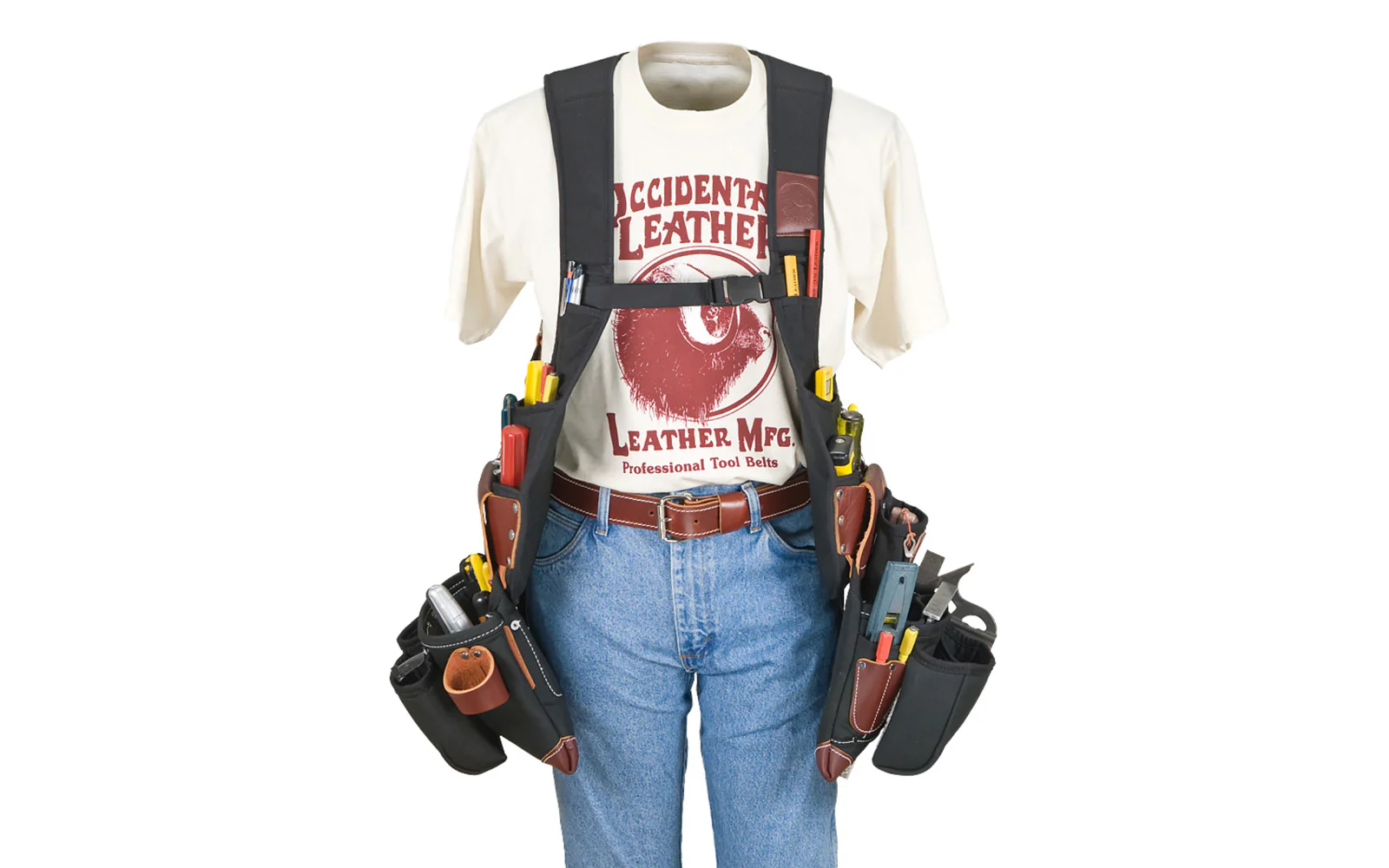 Occidental Leather "SuspendaVest" Oxylights Package ~ 2580