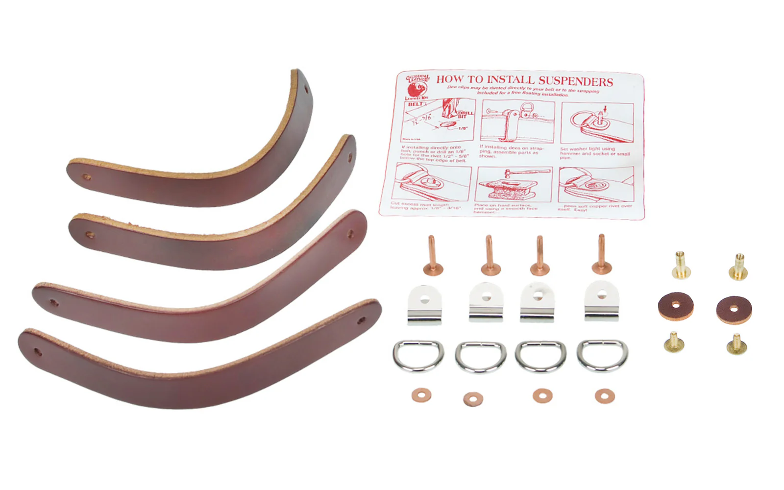 Occidental Leather Suspender Attachment Kit ~ 5055K