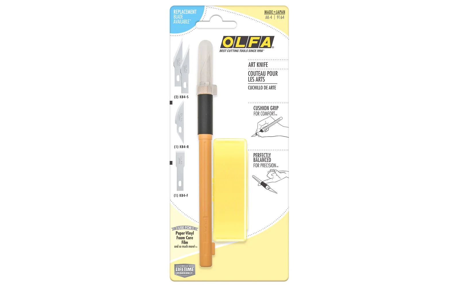 Olfa Precision Art Knife with Cushion Grip - AK-4 - Image 2