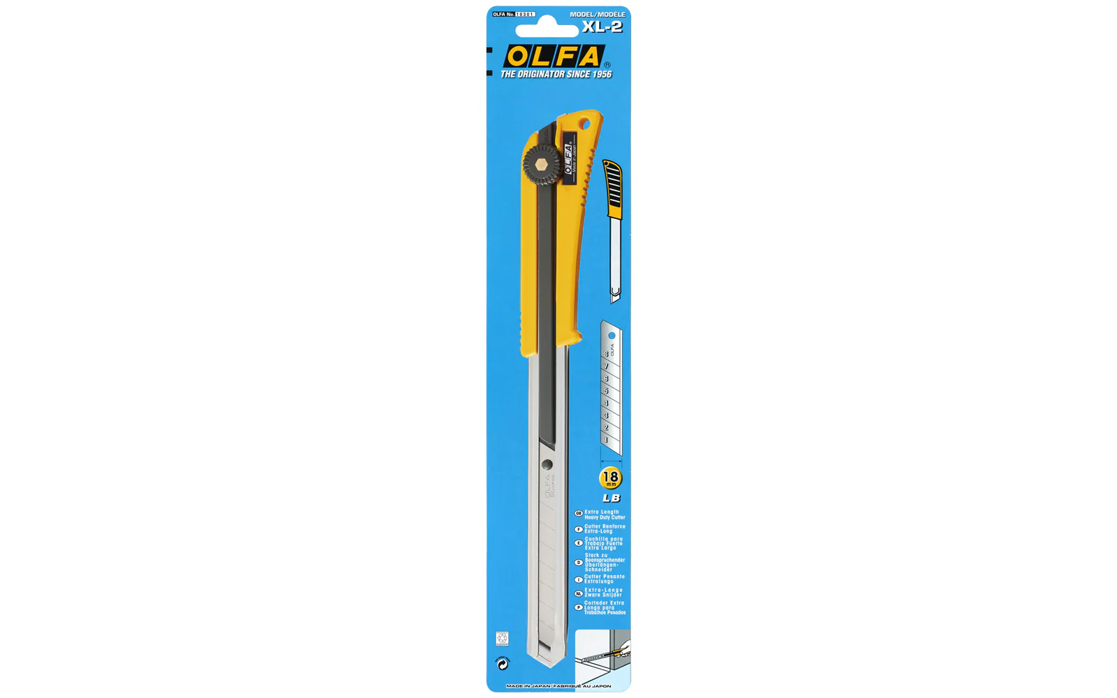 Olfa "XL-2" Extra Long Utility Knife - 18 mm Blade - Image 2