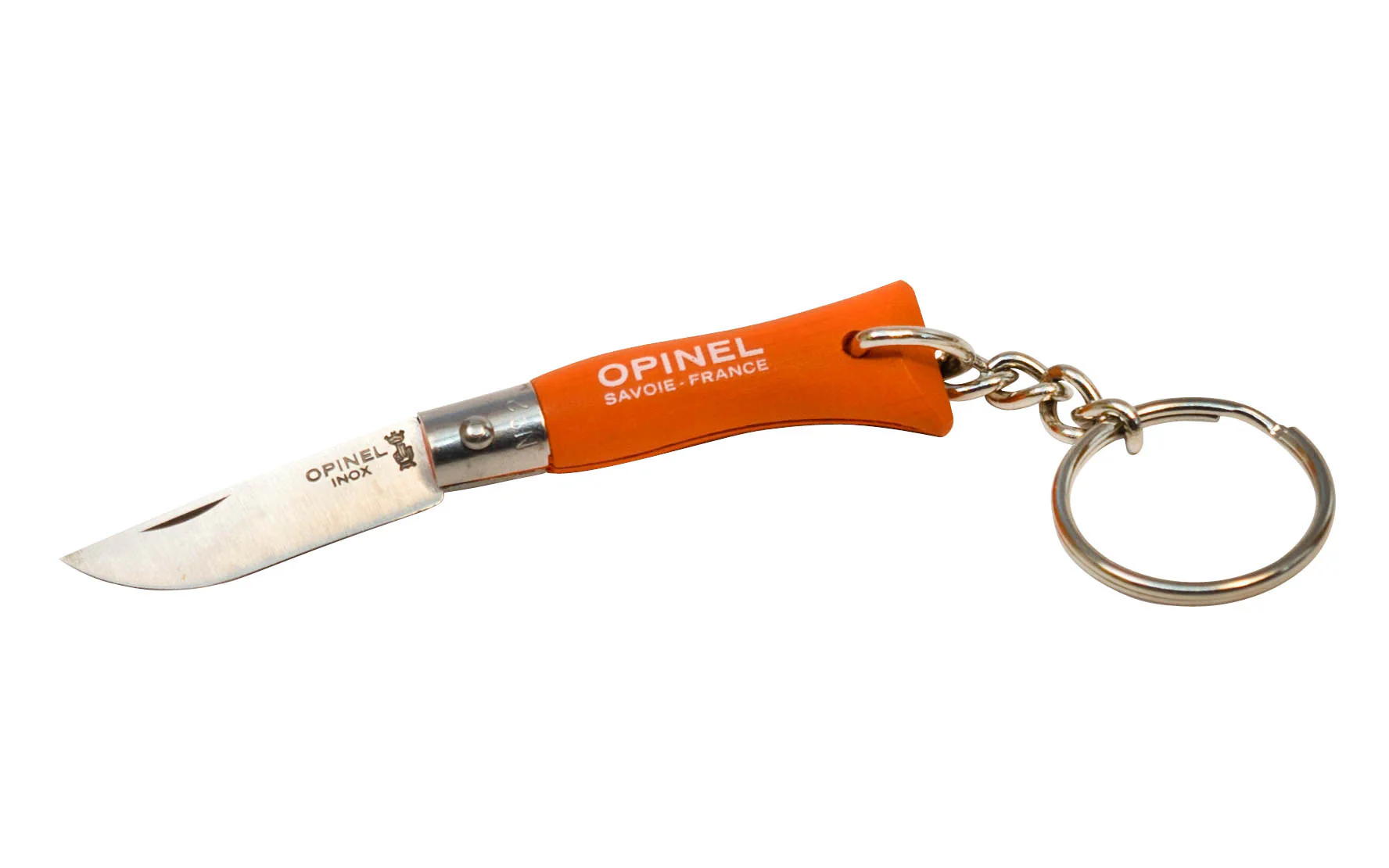 Opinel Mini No. 2 Stainless Steel Knife with Keychain - Image 4