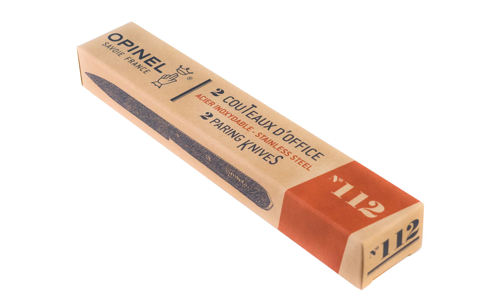 Opinel Stainless Steel Paring Knife - 2 Pack - Image 2