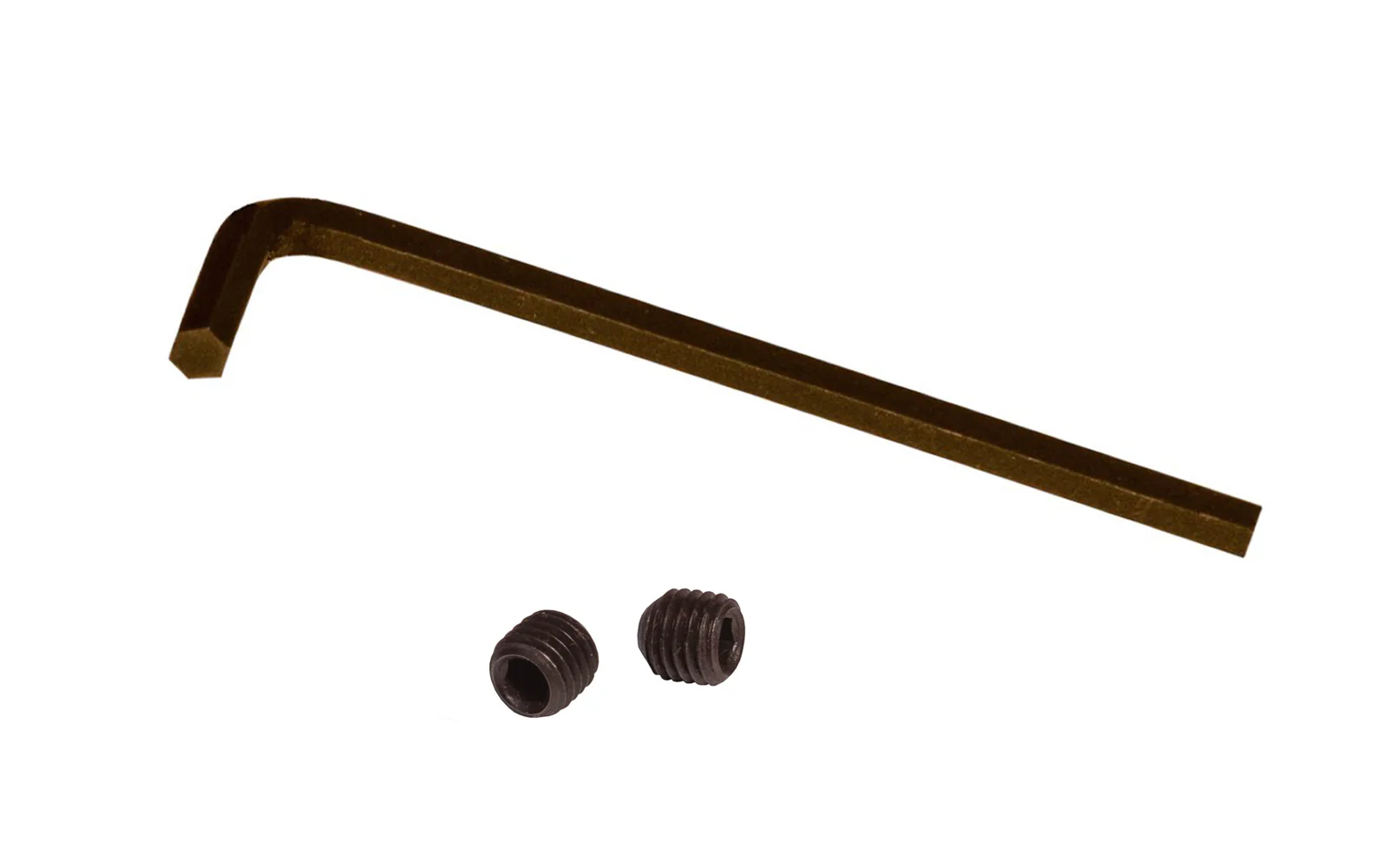 Pair of Set Screws & Hex Key for Doorknobs ~ 28 TPI x 1/4" Size - Image 2