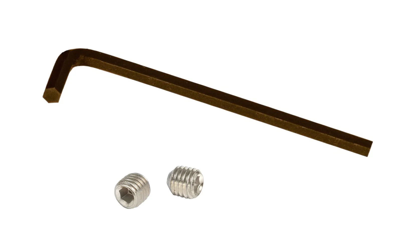 Pair of Set Screws & Hex Key for Doorknobs ~ 28 TPI x 1/4" Size - Image 3