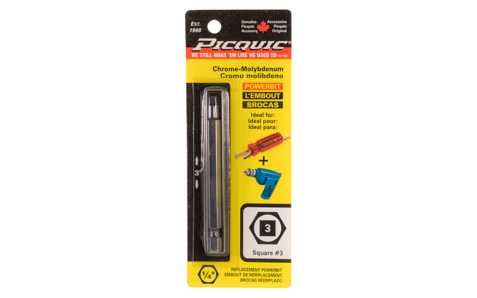 Picquic 3" Powerbit - #3 Robertson