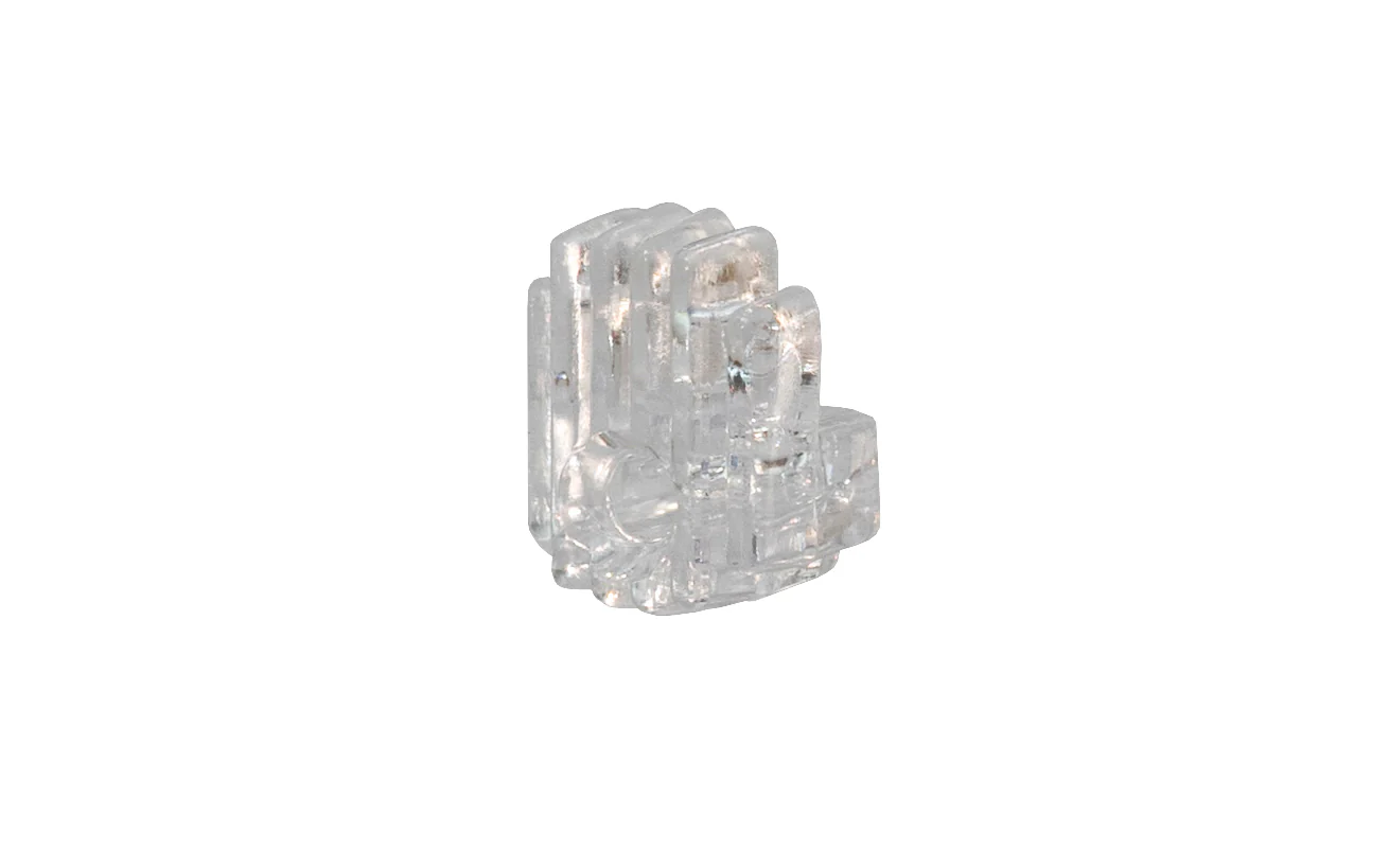 Plastic Decorative Mirror Clip for 1/4" Thick Glass