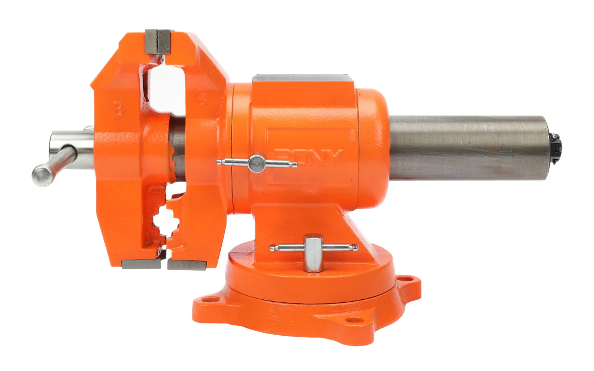 Pony 5" Heavy-Duty Multipurpose Vise with Swivel Base ~ 5" Jaw Opening - Image 2