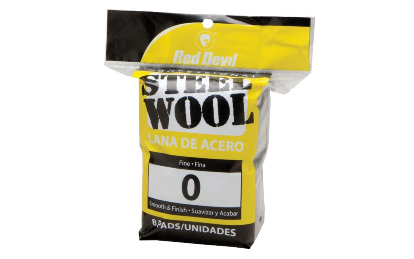 Red Devil #0 Fine Steel Wool - 8 Pack