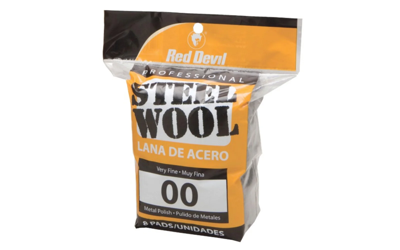 Red Devil #00 Very Fine Steel Wool - 8 Pack
