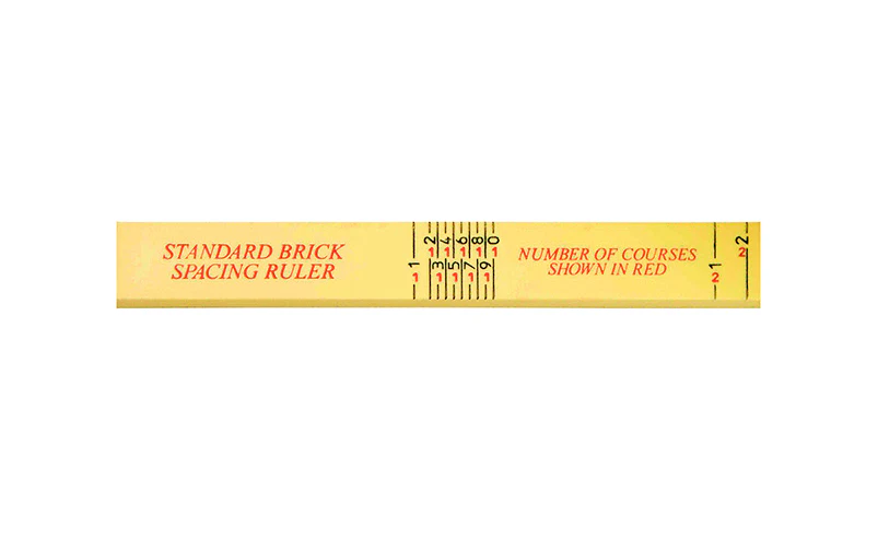 Rhino 6' Brick Spacing Fiberglass Folding Ruler - Image 2