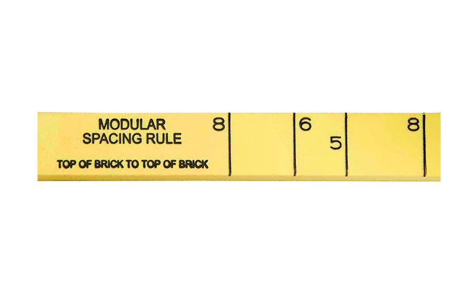 Rhino 6' Modular Spacing Fiberglass Folding Ruler - Image 2