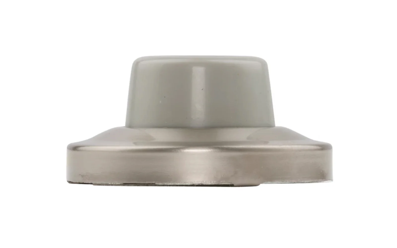 Satin Nickel Finish Solid Brass Wall Door Stop - Image 3