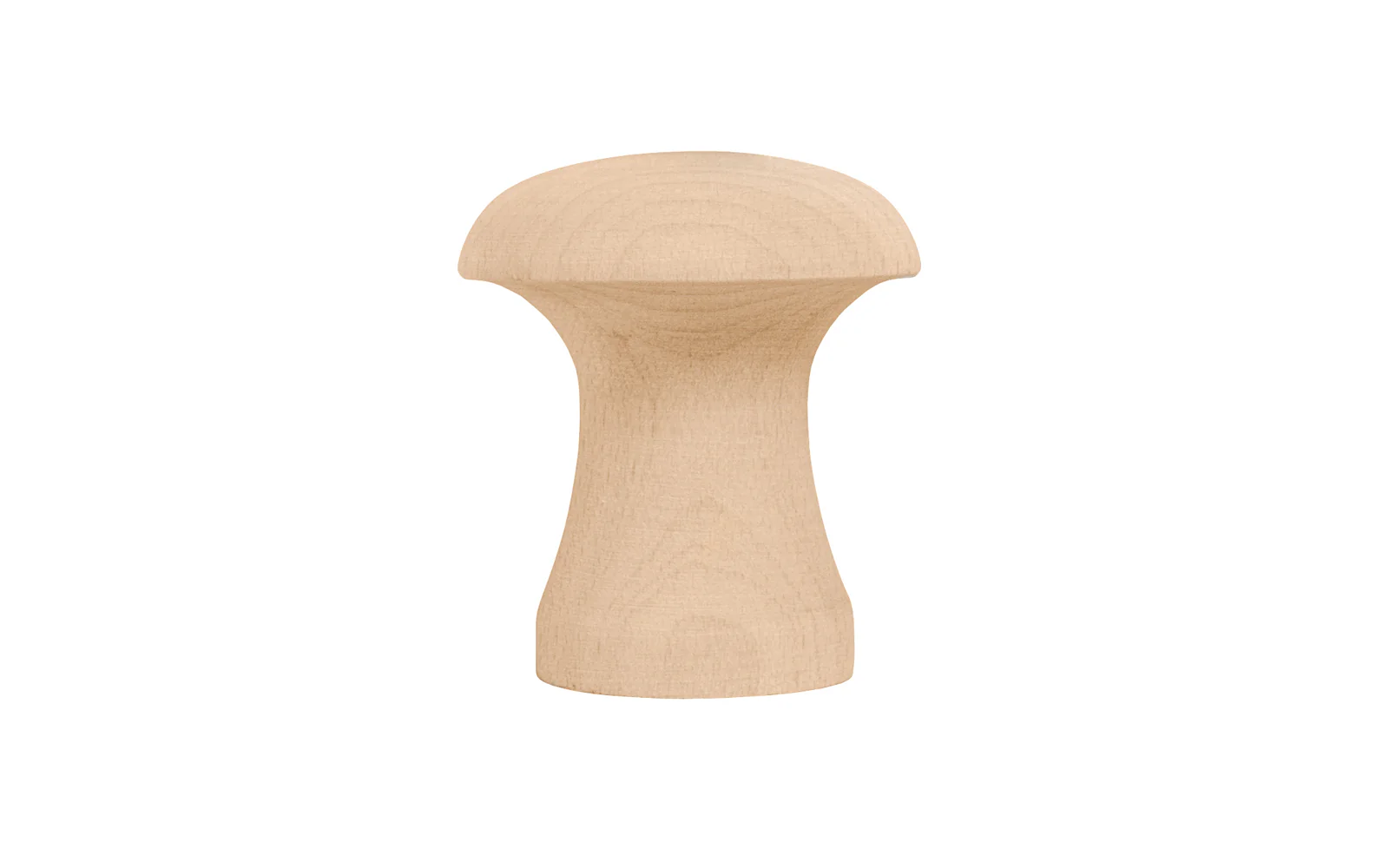 Classic Shaker Wood Cabinet Knob - Image 3