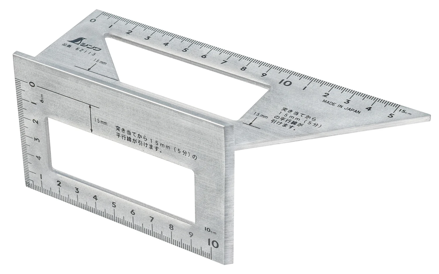 Shinwa 45° & 90° Aluminum Layout Miter Gauge