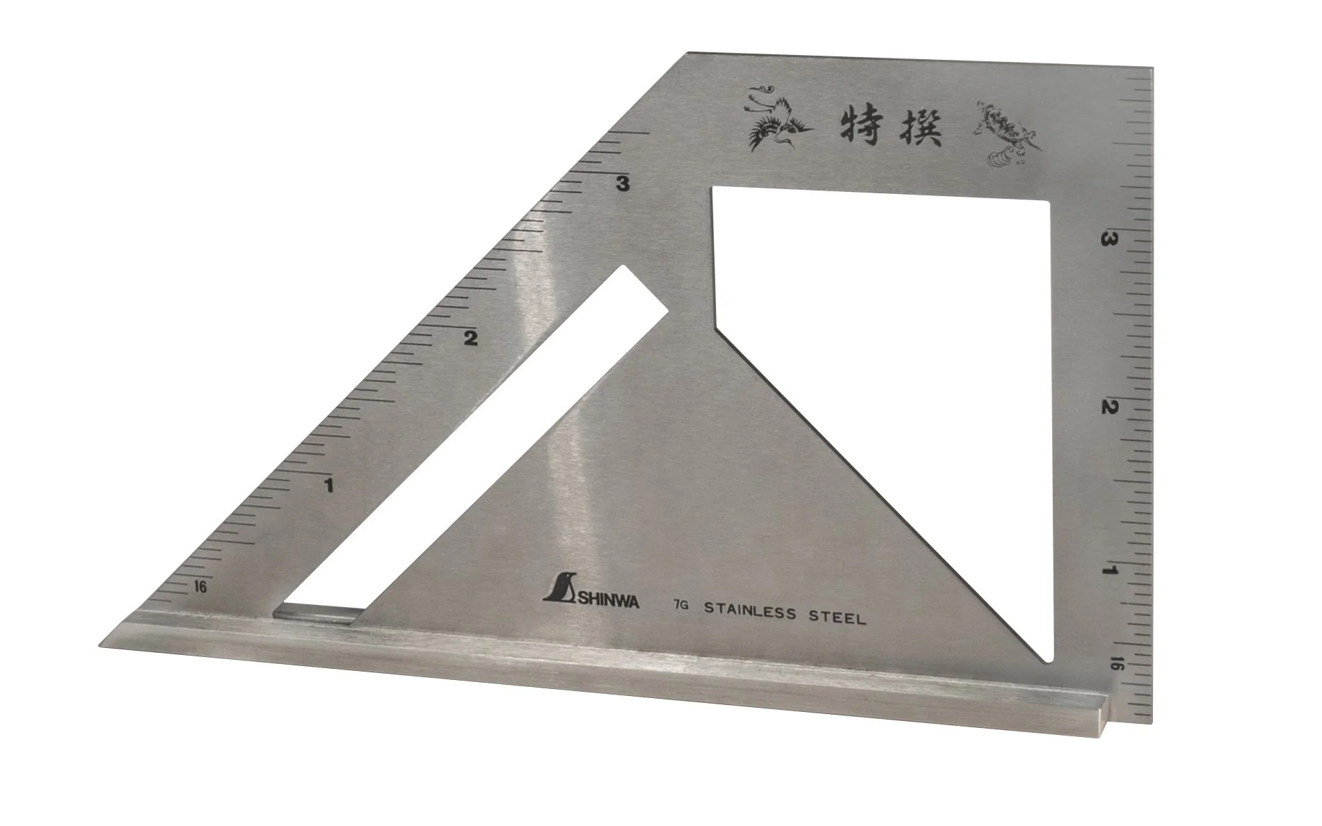 Shinwa Combination Square ~ Miter Gauge & Miter Square 45° & 90° & 135° - Image 2