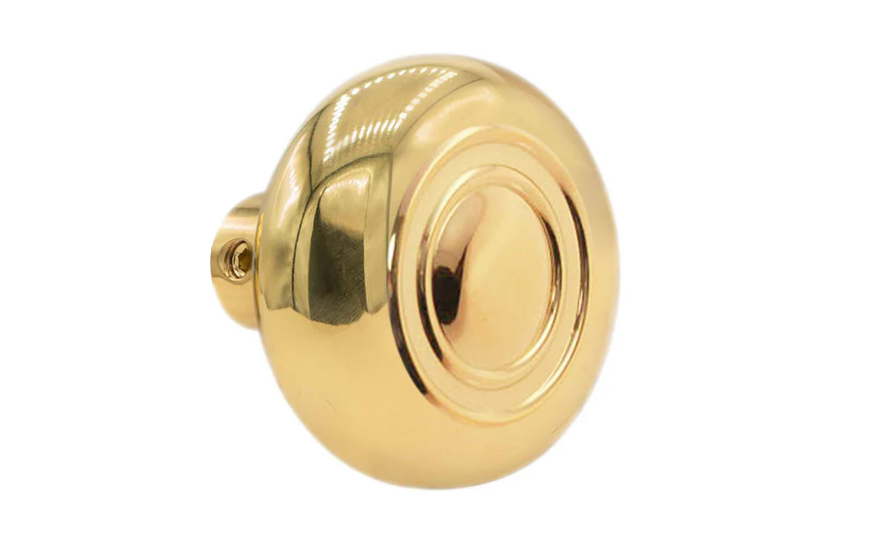 Single Brass Circle-Ring Design Doorknob - Image 6
