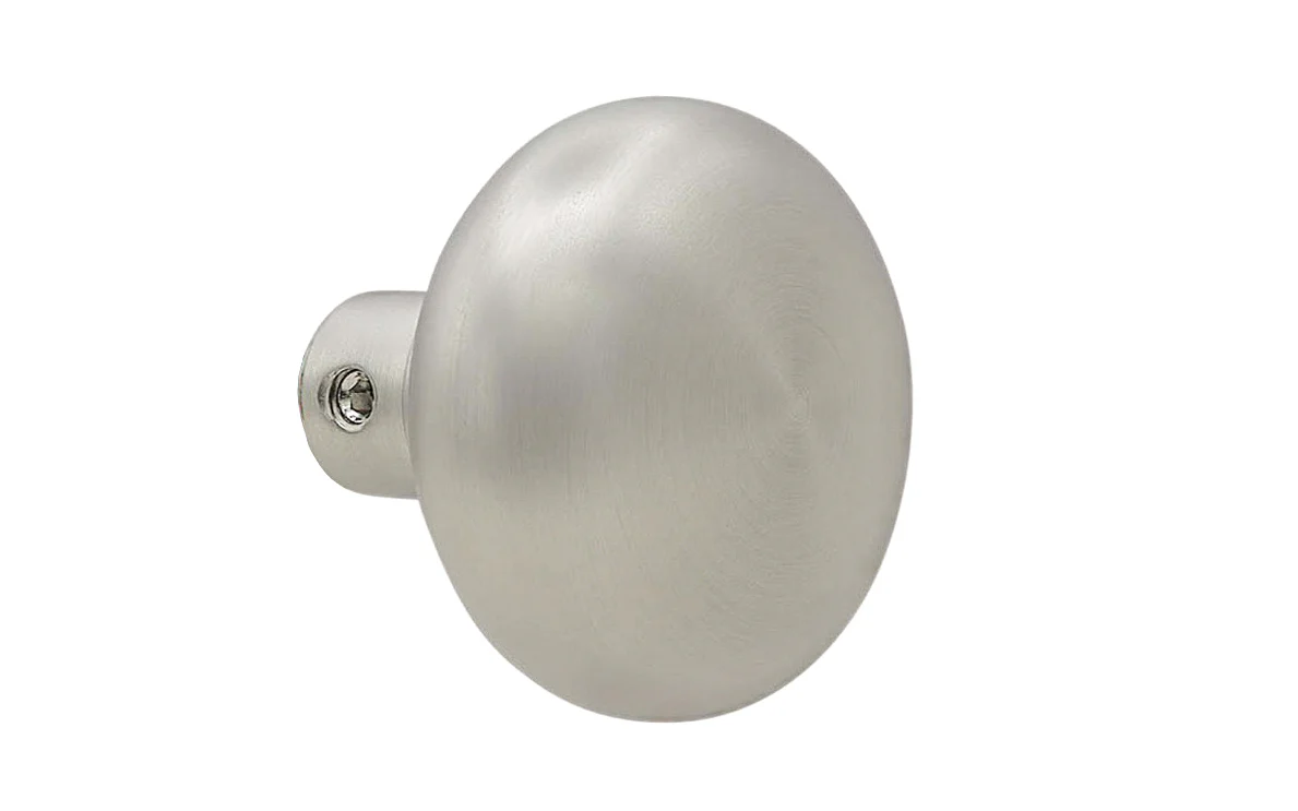Single Brass Classic Smooth Doorknob - Image 4