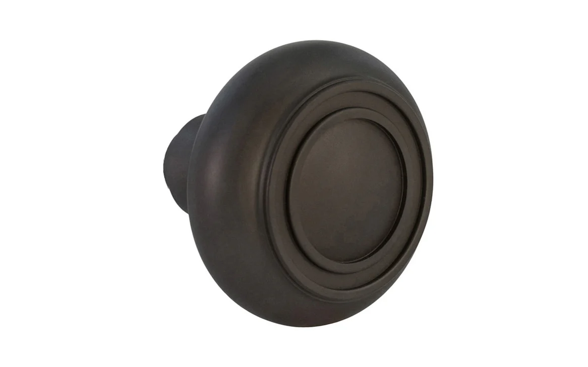 Single Solid Brass Core "Circle-Ring" Doorknob - Image 2