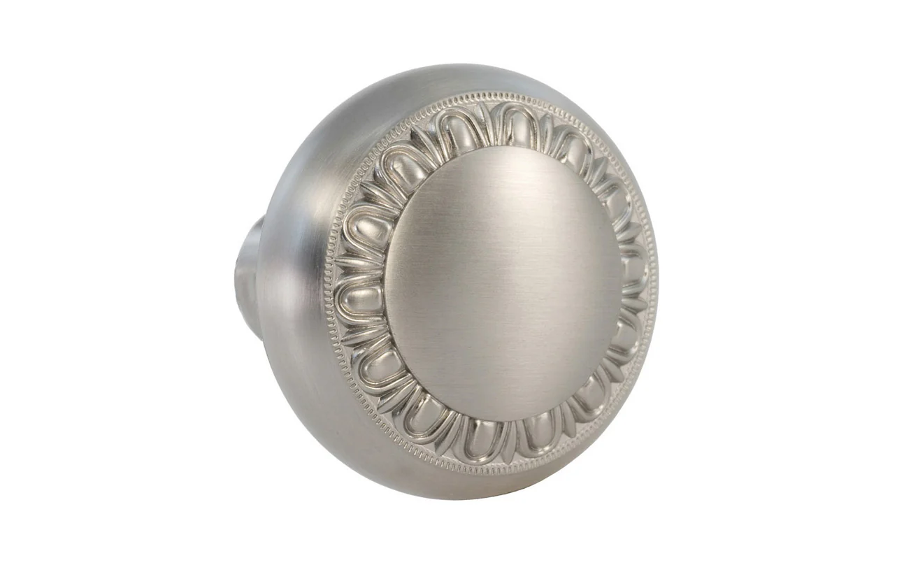 Single Solid Brass Core "Eggdart" Doorknob - Image 6